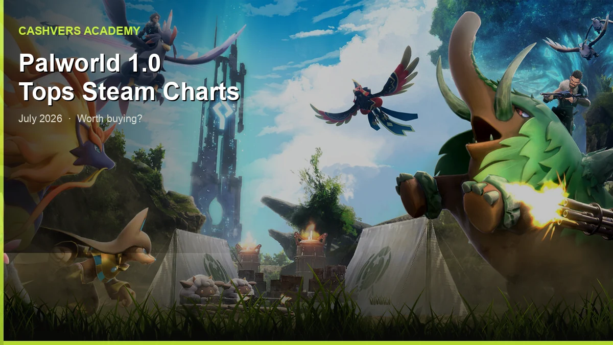 Palworld 1.0 Tops Steam Charts in July 2026: Worth Buying?